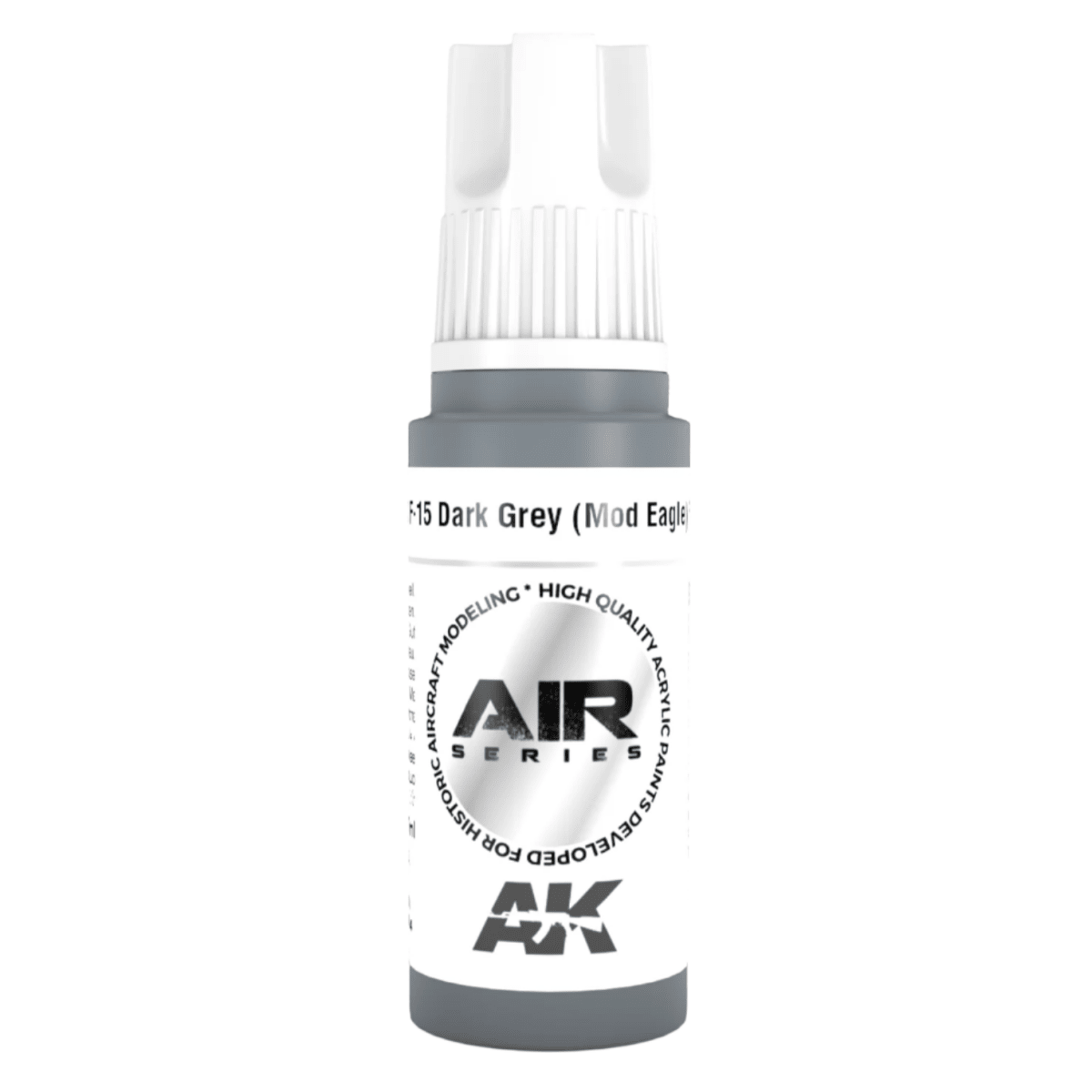 AK Interactive 3rd Generation acrylic paint F-15 Dark Grey (Mod Eagle) FS 36176 17ml dropper bottle