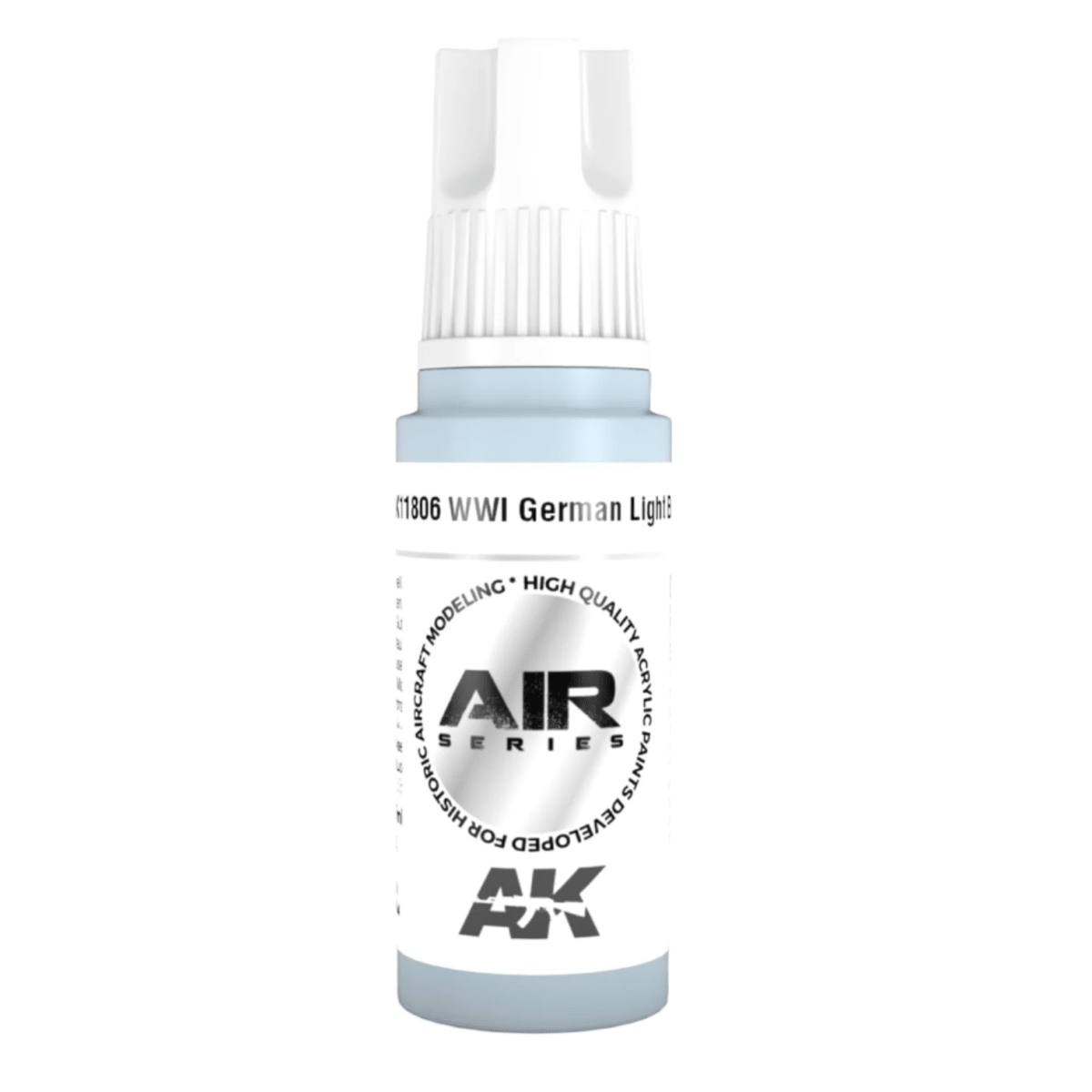 AK Interactive 3rd Generation acrylic paint German Light Blue 17ml dropper bottle