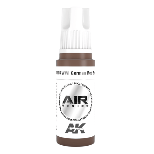AK Interactive 3rd Generation acrylic paint German Red Brown 17ml dropper bottle