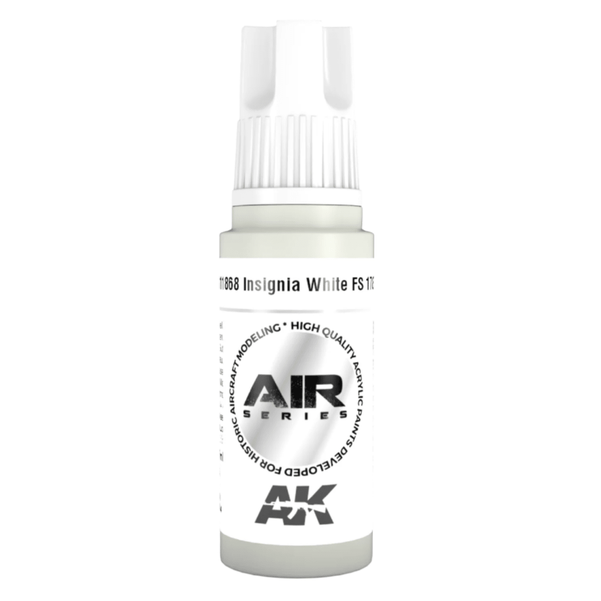 AK Interactive 3rd Generation acrylic paint Insignia White FS 17875 17ml dropper bottle