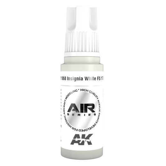 AK Interactive 3rd Generation acrylic paint Insignia White FS 17875 17ml dropper bottle