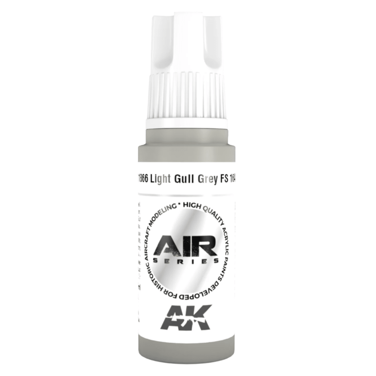 AK Interactive 3rd Generation acrylic paint Light Gull Grey FS 16440 17ml dropper bottle