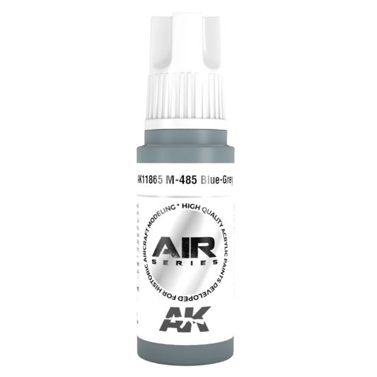 AK Interactive 3rd Generation acrylic paint M-485 Blue-Grey 17ml dropper bottle