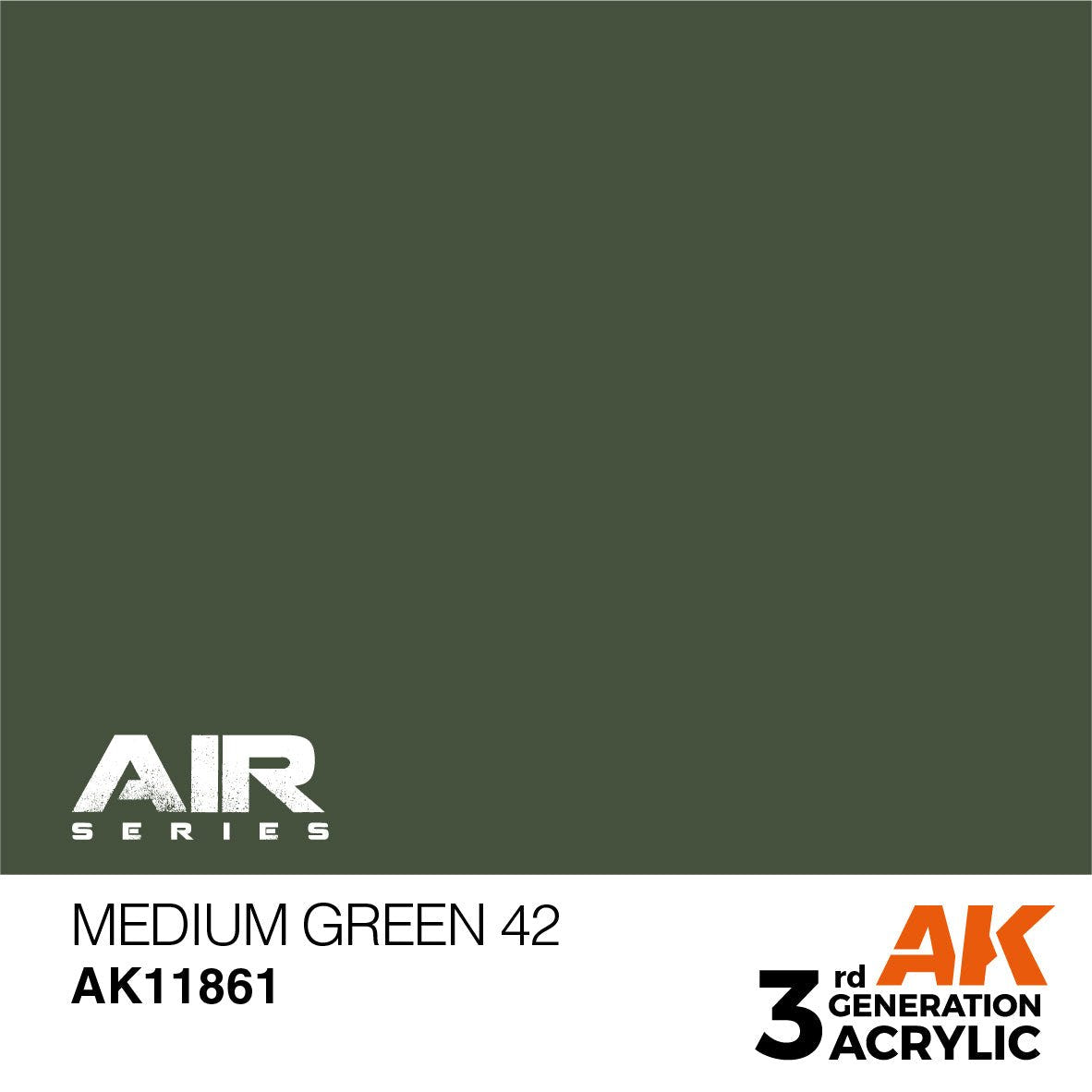 AK Interactive 3rd Gen Medium Green 42 AK11861 - Loaded Dice