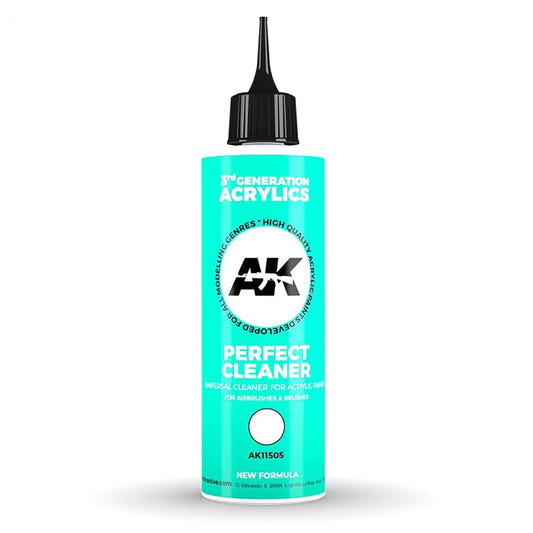 AK Interactive 3rd Generation acrylic paint Perfect Cleaner 17ml dropper bottle