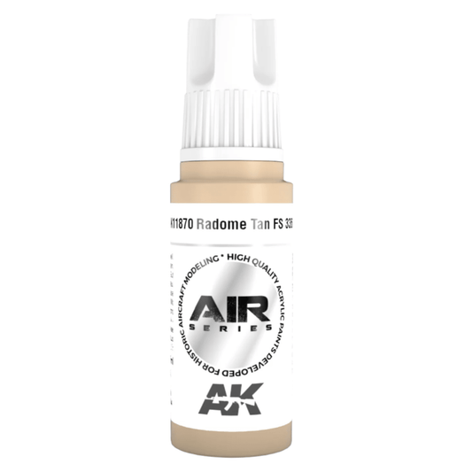 AK Interactive 3rd Generation acrylic paint Radome Tan FS 33613 17ml dropper bottle