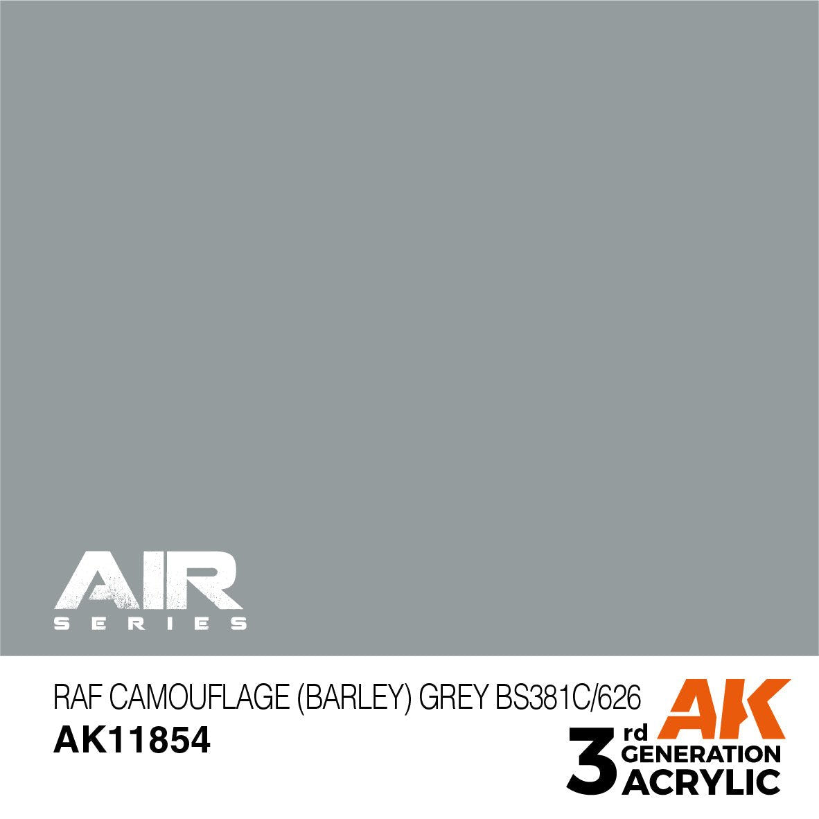 AK Interactive 3rd Gen RAF Camouflage (Barley) Grey BS381C/626 AK11854 - Loaded Dice