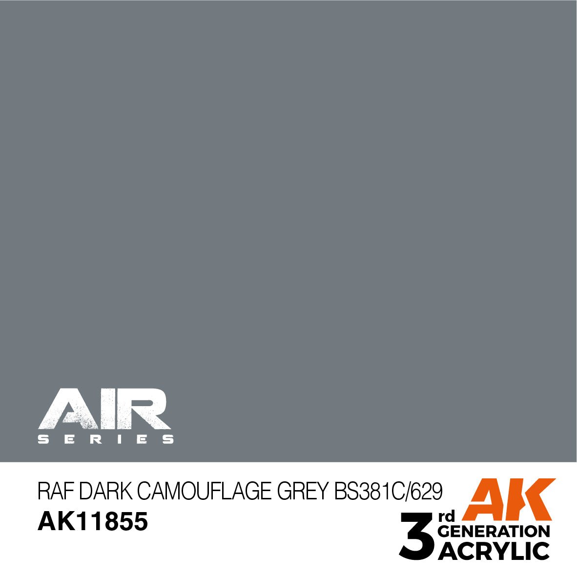 AK Interactive 3rd Gen RAF Dark Camouflage Grey BS381C/629 AK11855 - Loaded Dice