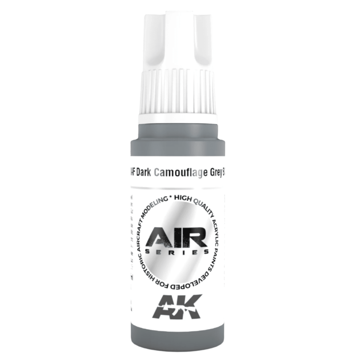 AK Interactive 3rd Generation acrylic paint RAF Dark Camouflage Grey BS381C/629 17ml dropper bottle