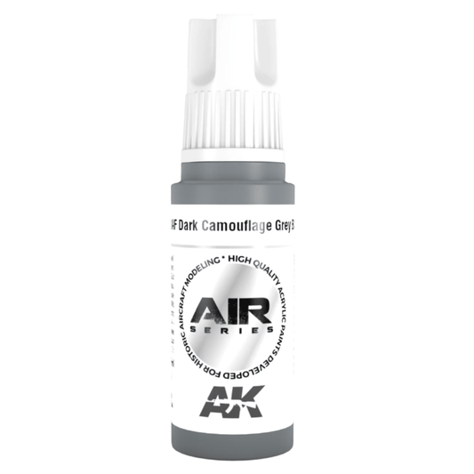 AK Interactive 3rd Generation acrylic paint RAF Dark Camouflage Grey BS381C/629 17ml dropper bottle