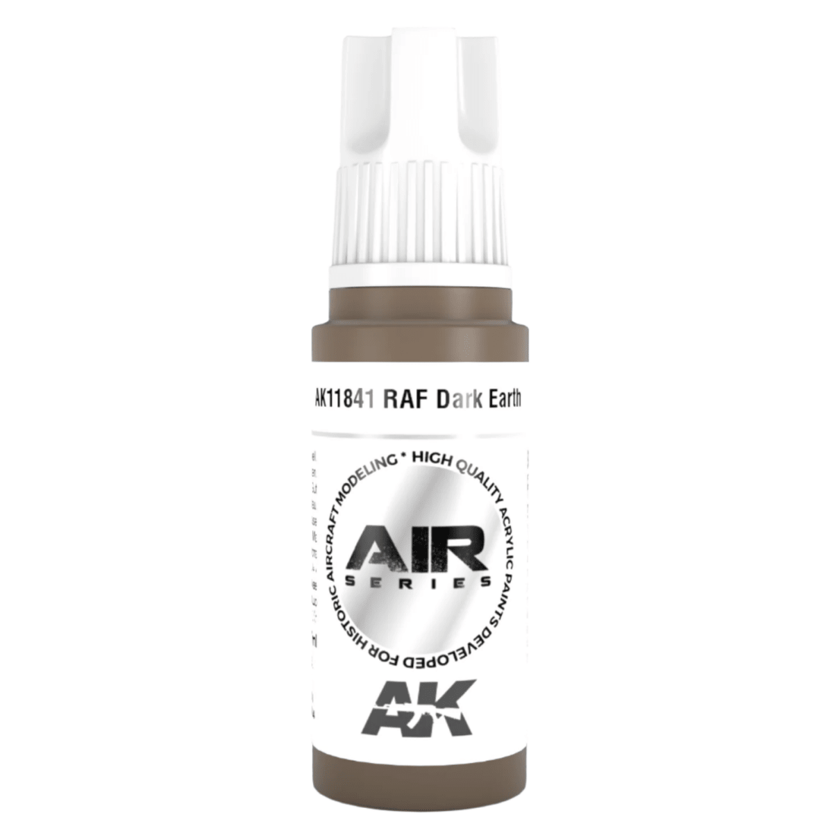 AK Interactive 3rd Generation acrylic paint RAF Dark Earth 17ml dropper bottle