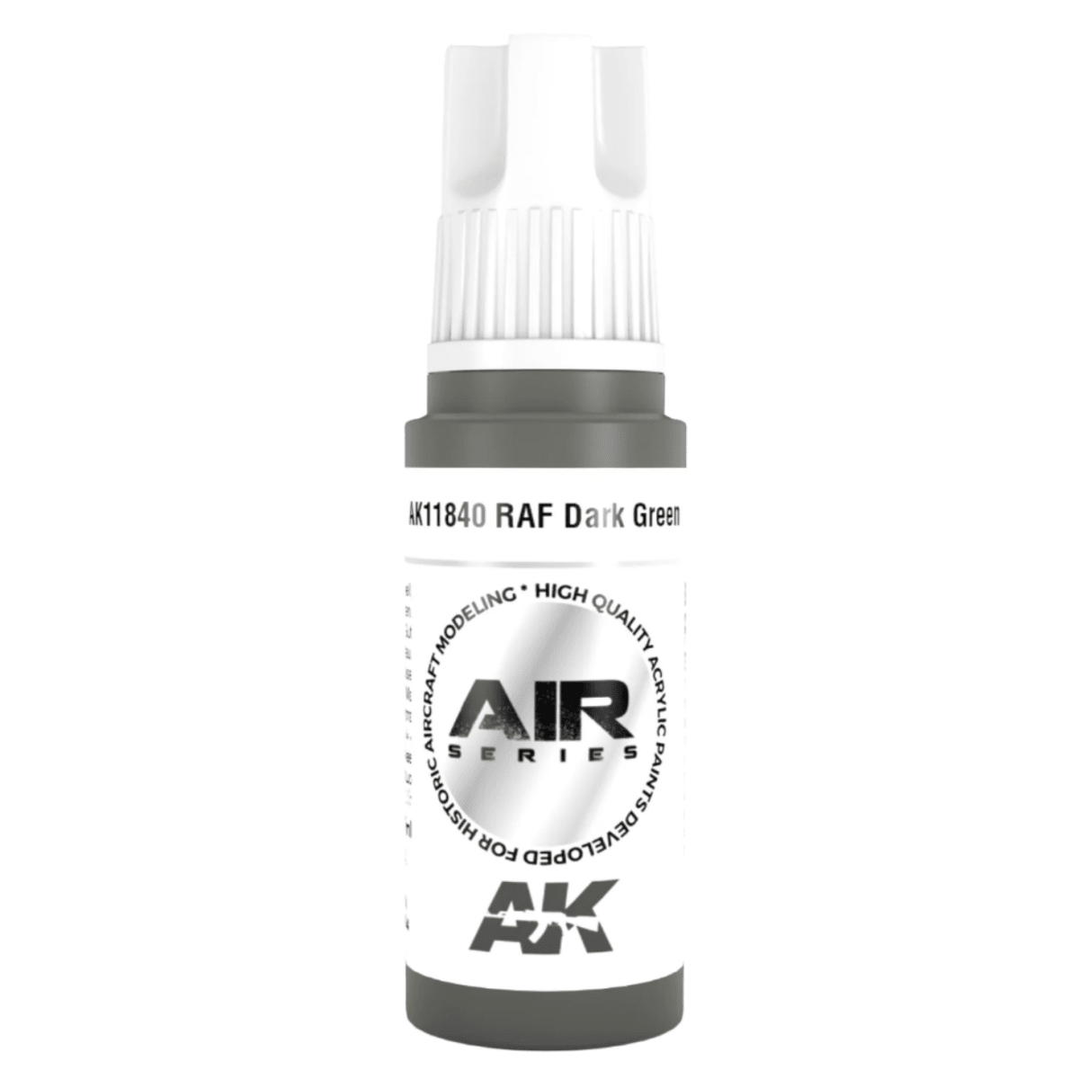AK Interactive 3rd Generation acrylic paint RAF Dark Green 17ml dropper bottle