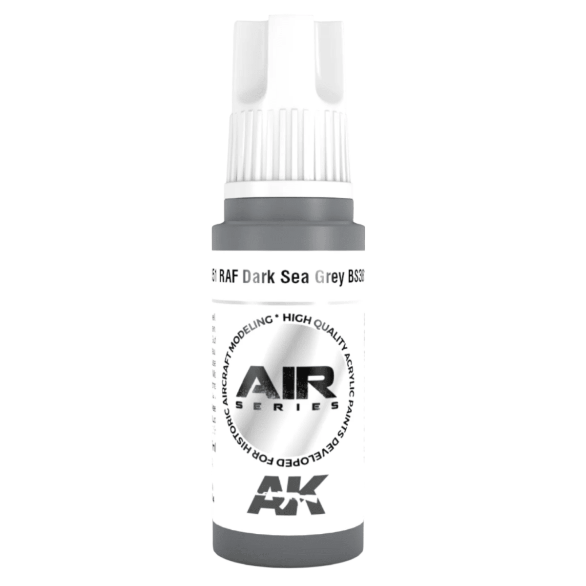 AK Interactive 3rd Generation acrylic paint RAF Dark Sea Grey BS381C/638 17ml dropper bottle