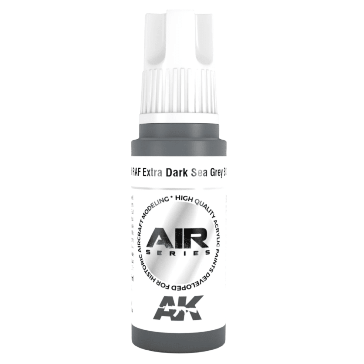 AK Interactive 3rd Generation acrylic paint RAF Extra Dark Sea Grey BS381C/640 17ml dropper bottle