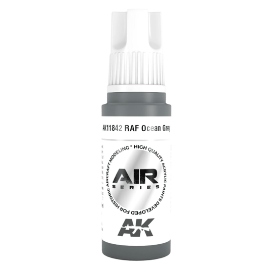 AK Interactive 3rd Generation acrylic paint RAF Ocean Grey 17ml dropper bottle