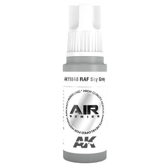 AK Interactive 3rd Generation acrylic paint RAF Sky Grey 17ml dropper bottle