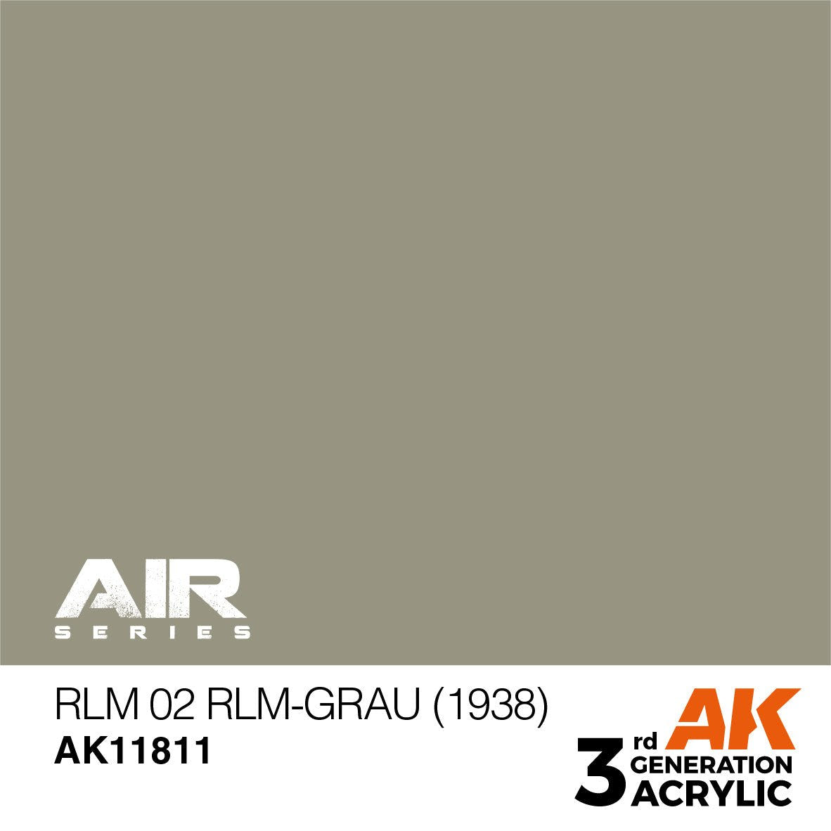 AK Interactive 3rd Gen RLM 02 RLM-Grau (1938) AK11811 - Loaded Dice