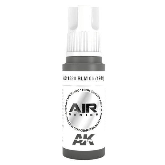 AK Interactive 3rd Generation acrylic paint RLM 66 (1941) 17ml dropper bottle