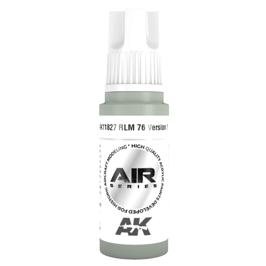 AK Interactive 3rd Generation acrylic paint RLM 76 Version 1 17ml dropper bottle