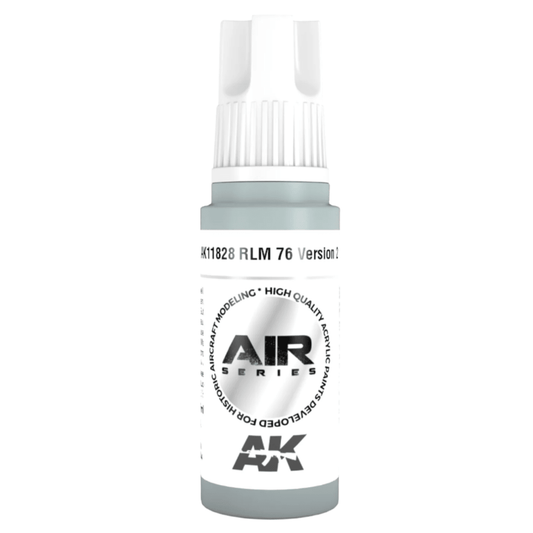 AK Interactive 3rd Generation acrylic paint RLM 76 Version 2 17ml dropper bottle
