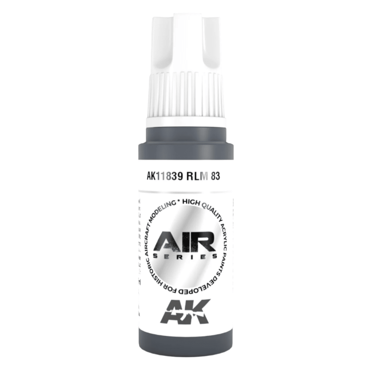 AK Interactive 3rd Generation acrylic paint RLM 83 17ml dropper bottle