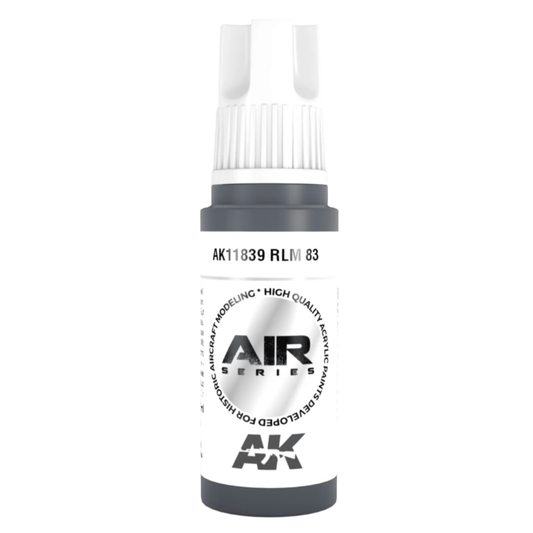 AK Interactive 3rd Generation acrylic paint RLM 83 17ml dropper bottle