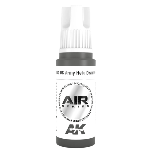 AK Interactive 3rd Generation acrylic paint US Army Helo Drab FS 34031 17ml dropper bottle