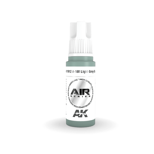 AK Interactive 3rd Generation acrylic paint A-18f Light Grey-Blue 17ml dropper bottle