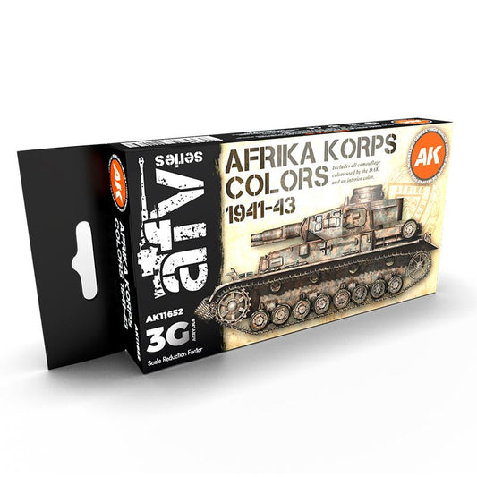 AK Interactive 3rd Generation acrylic paint Afrika Korps 3G 17ml dropper bottle