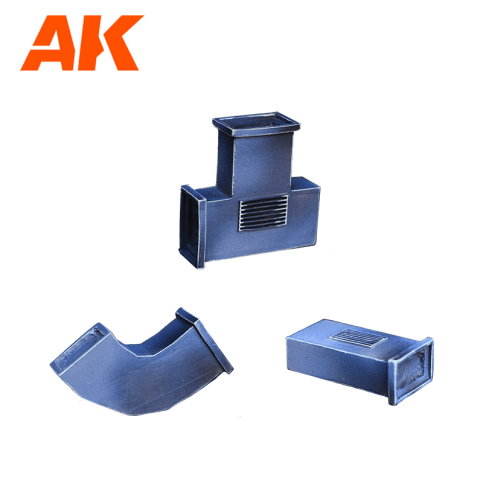AK Interactive Air Conditioning Wargame Set (Resin 30-35mm) AK1351 - Loaded Dice