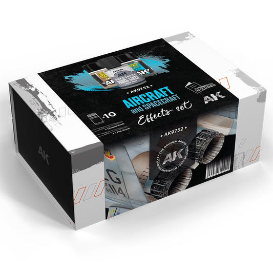 AK Interactive Aircraft and Spacecraft Effects Set weathering set for scale models