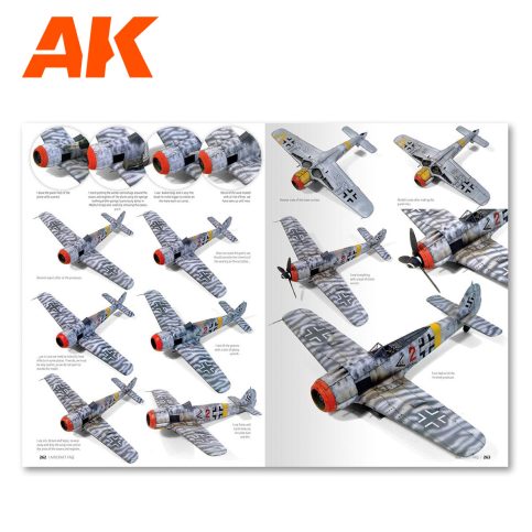 Aircraft Scale Modelling FAQ spread showing camouflaged Fw 190 fighter models