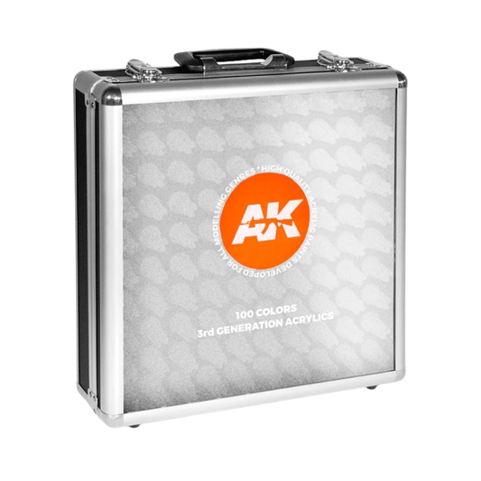 AK Interactive 3rd Generation acrylic paint AK Briefcase 100 3Gen-Colors 17ml dropper bottle