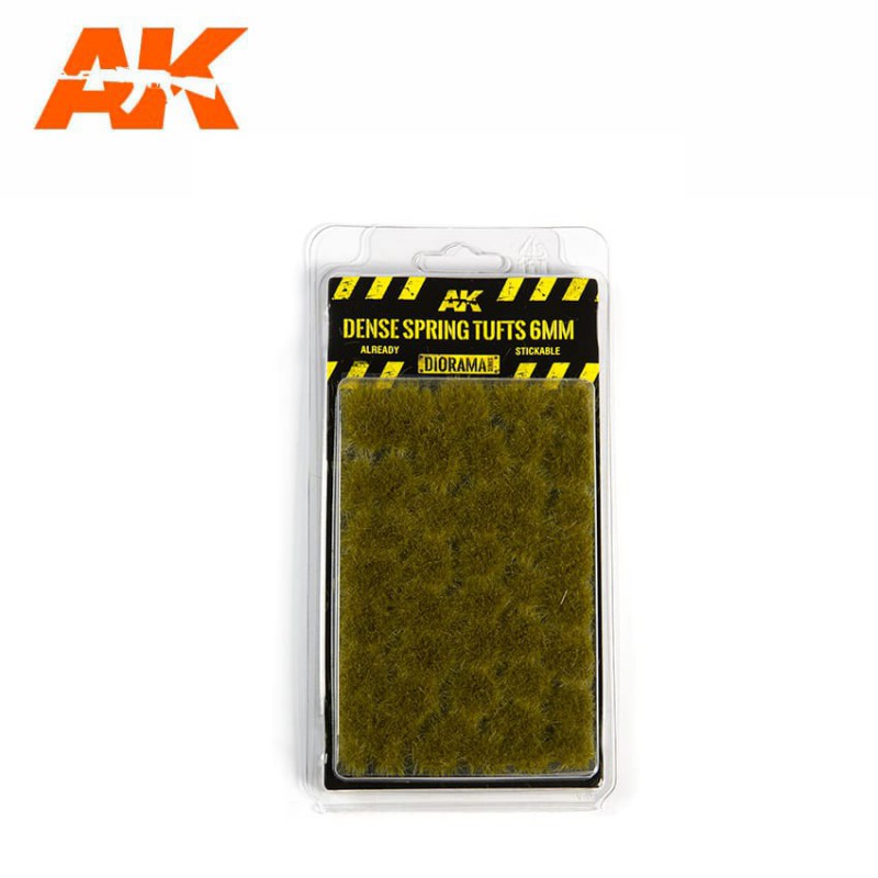 AK Interactive Dense Spring Tufts 6mm - Loaded Dice