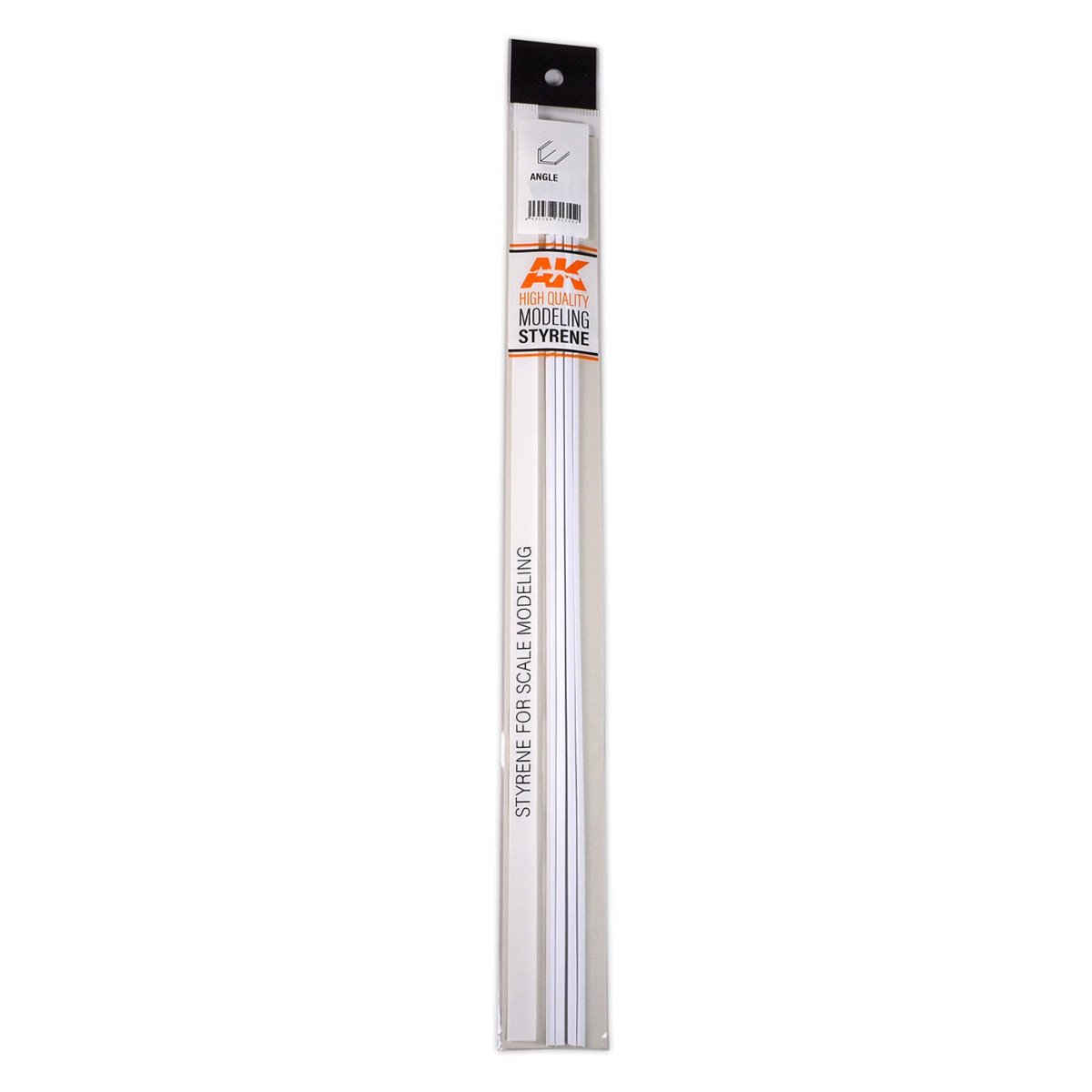 AK Interactive Angle 1.5mm X 1.5mm X 350mm - Styrene Strip modelling construction material