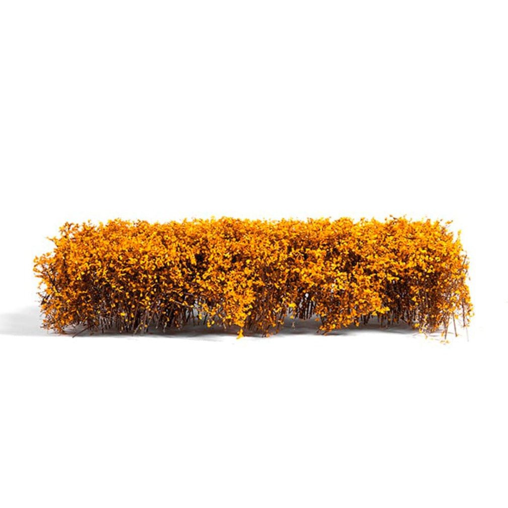 Clump of AK Interactive Autumn Yellow Shrubberies scenic foliage, side view