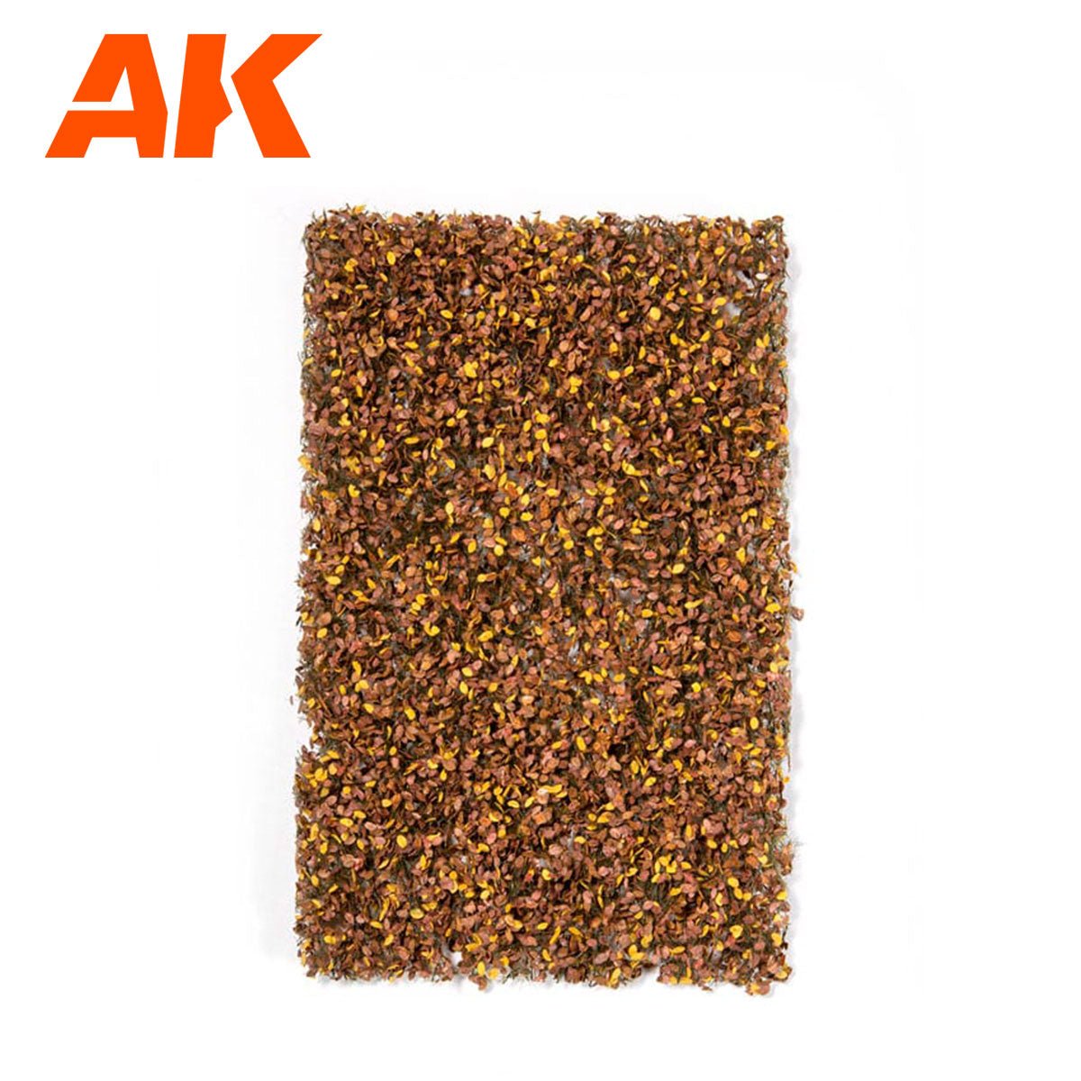 AK Interactive AK8141 Beech Foliage Autumn laser-cut leaves in brown and yellow, top-down view