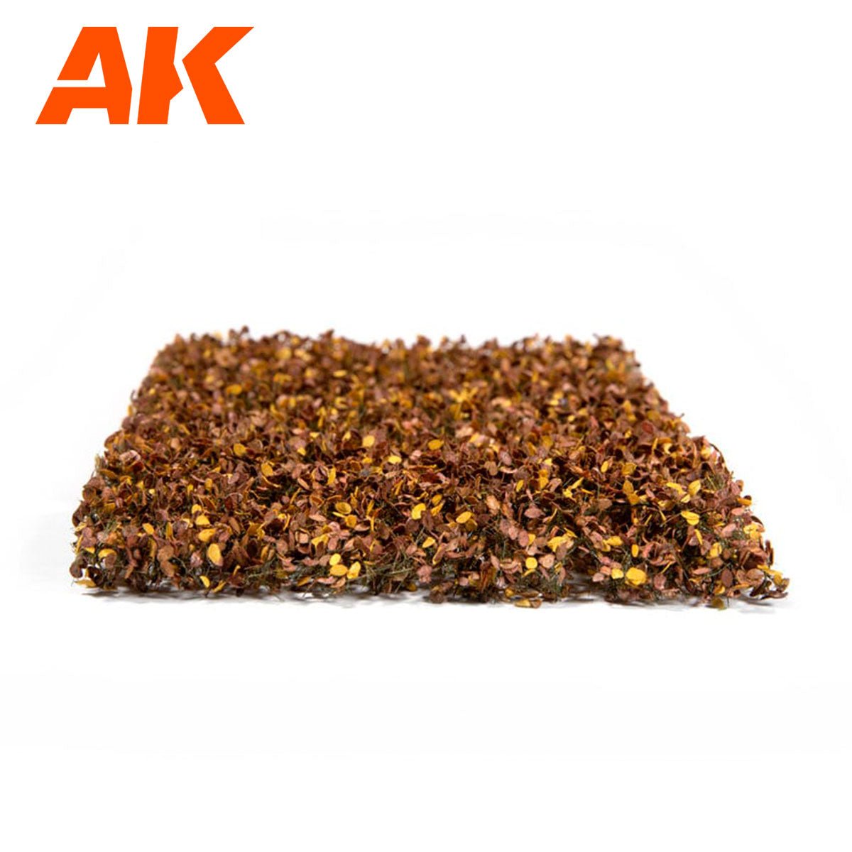 Side view of AK Interactive Beech Foliage Autumn leaf sheet for building diorama tree canopies