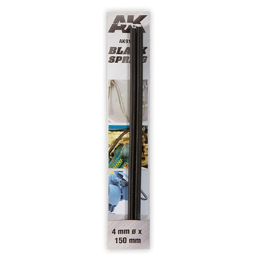 AK Interactive Black Coil Spring 4mm hobby tool