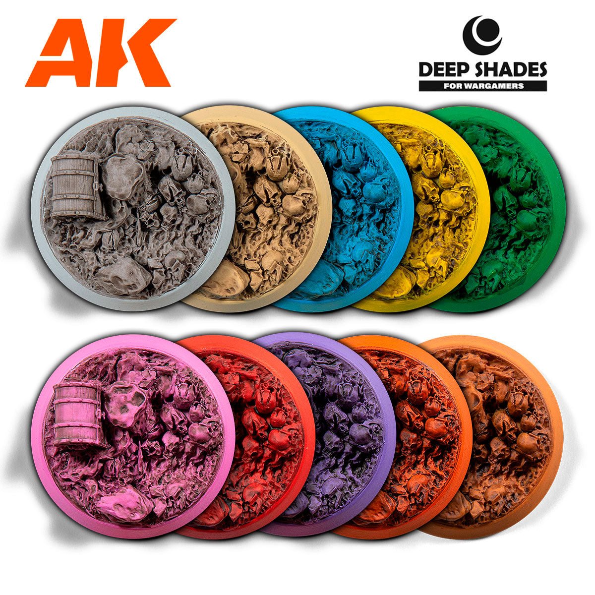 AK Interactive BLACK NIGHT - Deep Shades for Wargamers 30ml AK13001 - Loaded Dice