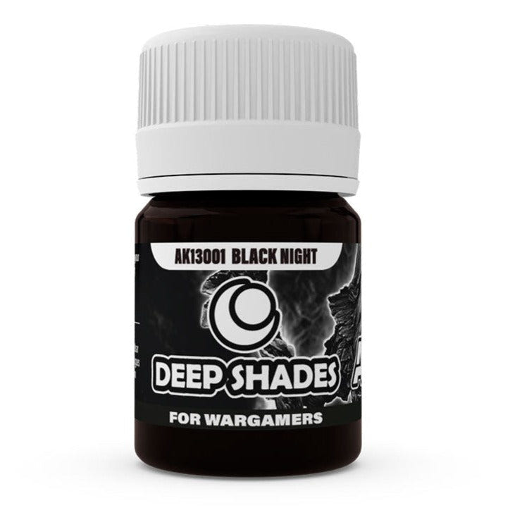 BLACK NIGHT - Deep Shades for Wargamers modelling book from AK Interactive
