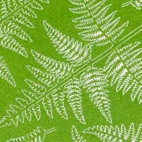 AK Interactive Bracken Fern AK8136 laser-cut paper fern fronds on a green sheet, ready to cut out