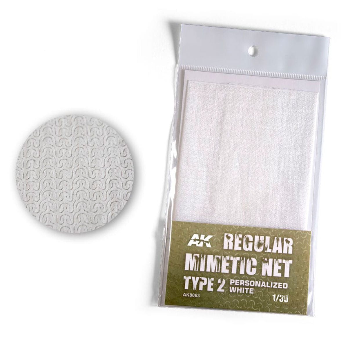 Camouflage Net Type 2 (White) 1/35 Scale plastic scale model kit