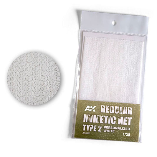 Camouflage Net Type 2 (White) 1/35 Scale plastic scale model kit