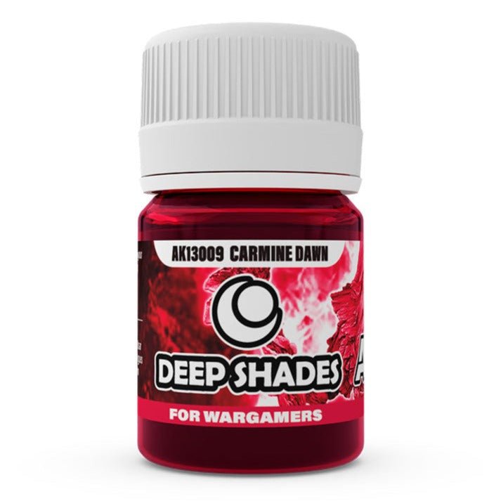 CARMINE DAWN - Deep Shades for Wargamers modelling book from AK Interactive