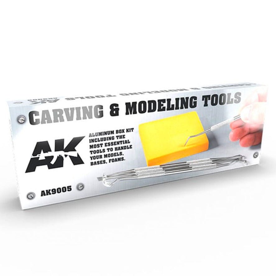 AK Interactive Carving Tools Box hobby tool