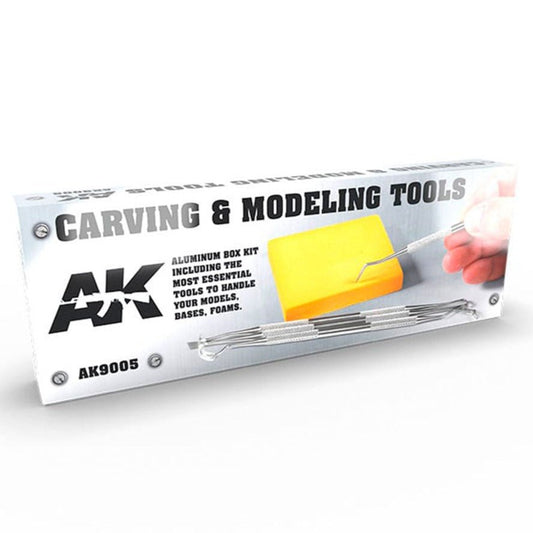 AK Interactive Carving Tools Box hobby tool