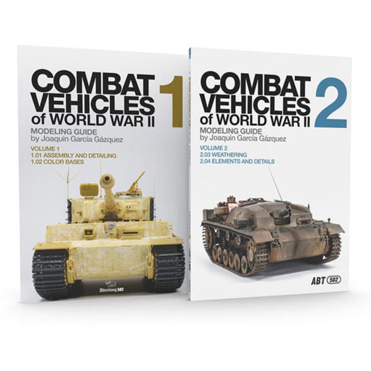 Combat Vehicles of WWII – Volume 1&2 modelling book from AK Interactive