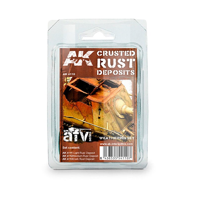 AK Interactive Crusted Rust Deposits weathering product for scale models
