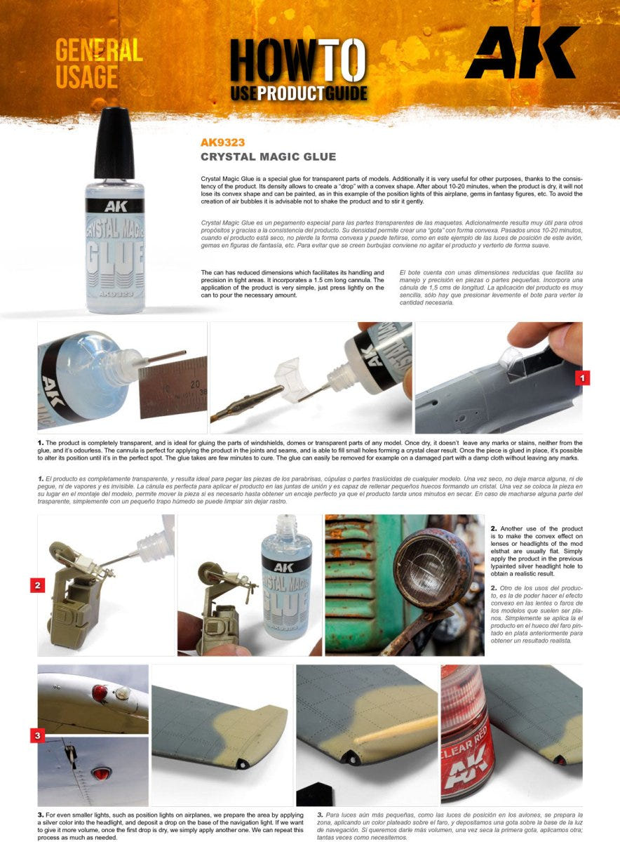 AK Interactive Crystal Magic Glue - Loaded Dice